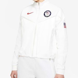 Nike White Team USA 2020 Summer Olympics Medal Stand Full-Zip Jacket